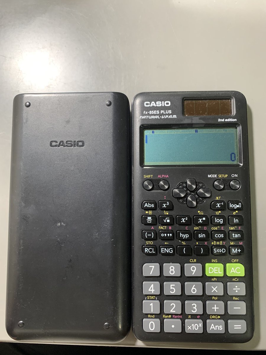 mous_store's tweet photo. ส่งต่อเครื่องคิดเลข Casio fx-85ES Plus 400.- จากซื้อมา800เลยย
ค่าส่ง 30.- หรือ นัดรับสามย่าน จุฬา ได้ค่าา🧚🏻

ไม่มีกล่องนะคะ ใช้งานน้อยมากค่าา ขายเพราะใกล้เรียนจบแล้วว

#เครื่องคิดเลข #ขายเครื่องคิดเลขมือสอง #เครื่องคิดเลขมือสอง​ #เครื่องคิดเลขวิทยาศาสตร์ #จุฬา #บัญชีจุฬา https://t.co/KYhH6G7SUL