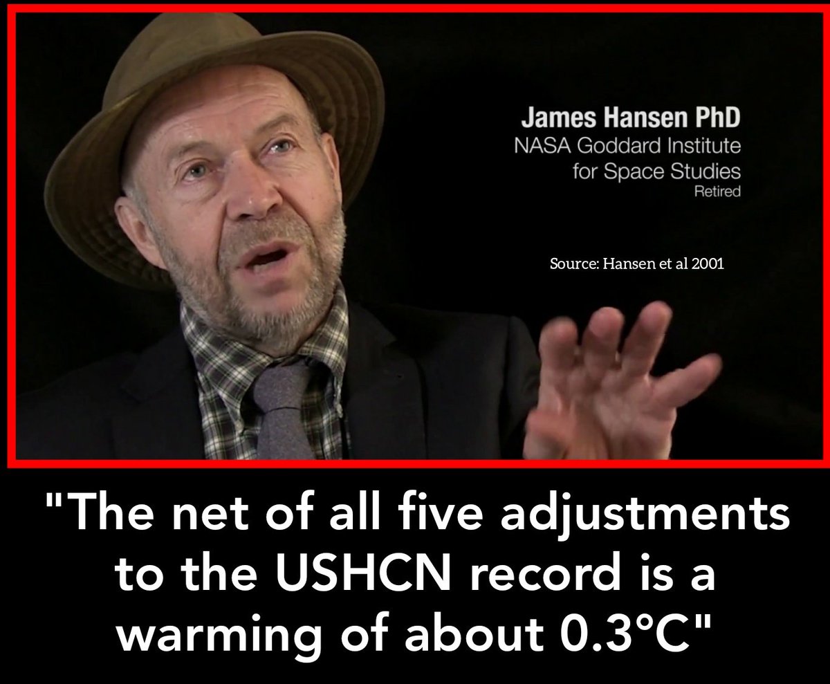 𝔻𝕒𝕨𝕟𝕋𝕁𝟡𝟘™ 🇵🇭💖🇨🇦 Climate of Dawn (@dawntj90) on Twitter photo ABC News "Chief Climate Correspondent" <a href="/Ginger_Zee/">Ginger Zee</a> says it's okay that NOAA adjusts temperature data "because that's how you do science."
🙄
Actually, no, that's not how science is done.
But it is how the #ClimateScam is done. ABC News "Chief Climate Correspondent" <a href="/Ginger_Zee/">Ginger Zee</a> says it's okay that NOAA adjusts temperature data "because that's how you do science."
🙄
Actually, no, that's not how science is done.
But it is how the #ClimateScam is done.