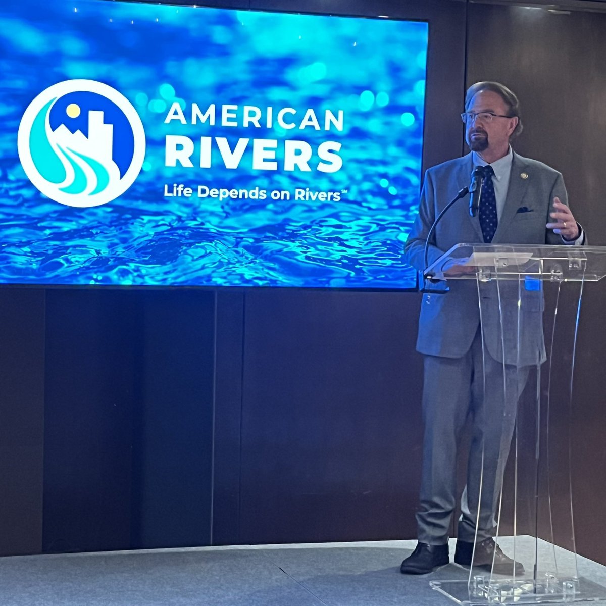 RepChuckEdwards's tweet photo. It’s an honor to have been named American Rivers’ River Champion of 2025 for my work to strengthen dam safety across the country, including the National Dam Safety Program Reauthorization Act of 2023, the National Dam Safety Program Amendment Act, and the Low-Head Dam Inventory Act - all three of which have been signed into law.