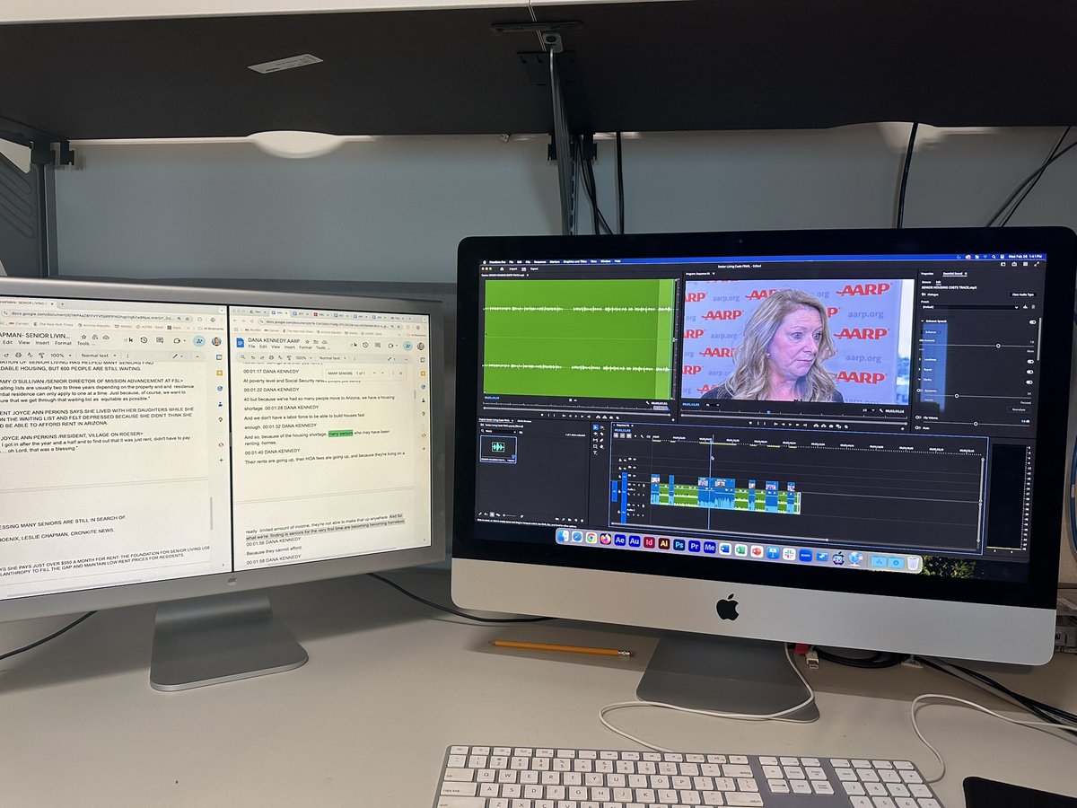 Leslie Chapman (@lesliechapman_) on Twitter photo Busy day editing and working through technical difficulties on Premiere <a href="/cronkitenews/">Cronkite News</a>. Story airing soon! Busy day editing and working through technical difficulties on Premiere <a href="/cronkitenews/">Cronkite News</a>. Story airing soon!