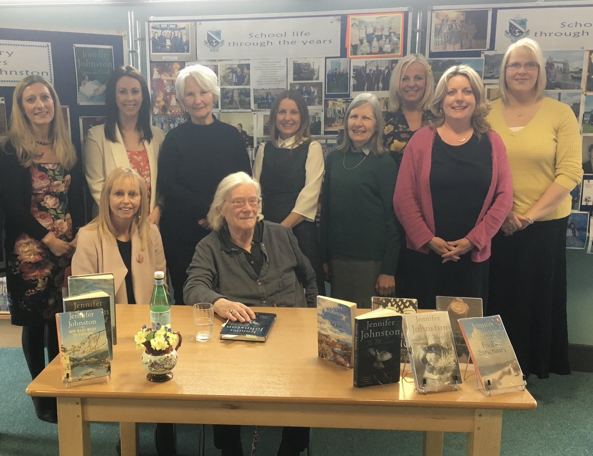 We are very sorry to hear that the author Jennifer Johnston has died. We have wonderful memories of her visit to <a href="/assumptionlive/">Assumption Grammar</a> in 2016. May she Rest In Peace.