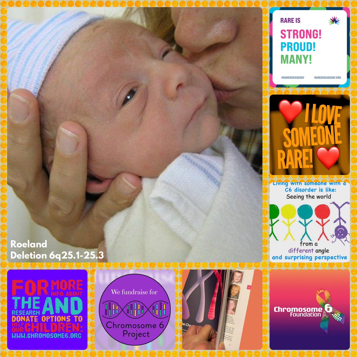 February 28th 
#RareDiseaseDay is about awareness and generating change for the 300 million people worldwide living with a rare disease, their families and carers.
#Chromosome6
Follow us on facebook.com/share/1CPdZERd…
and Bluesky bsky.app/profile/chromo…