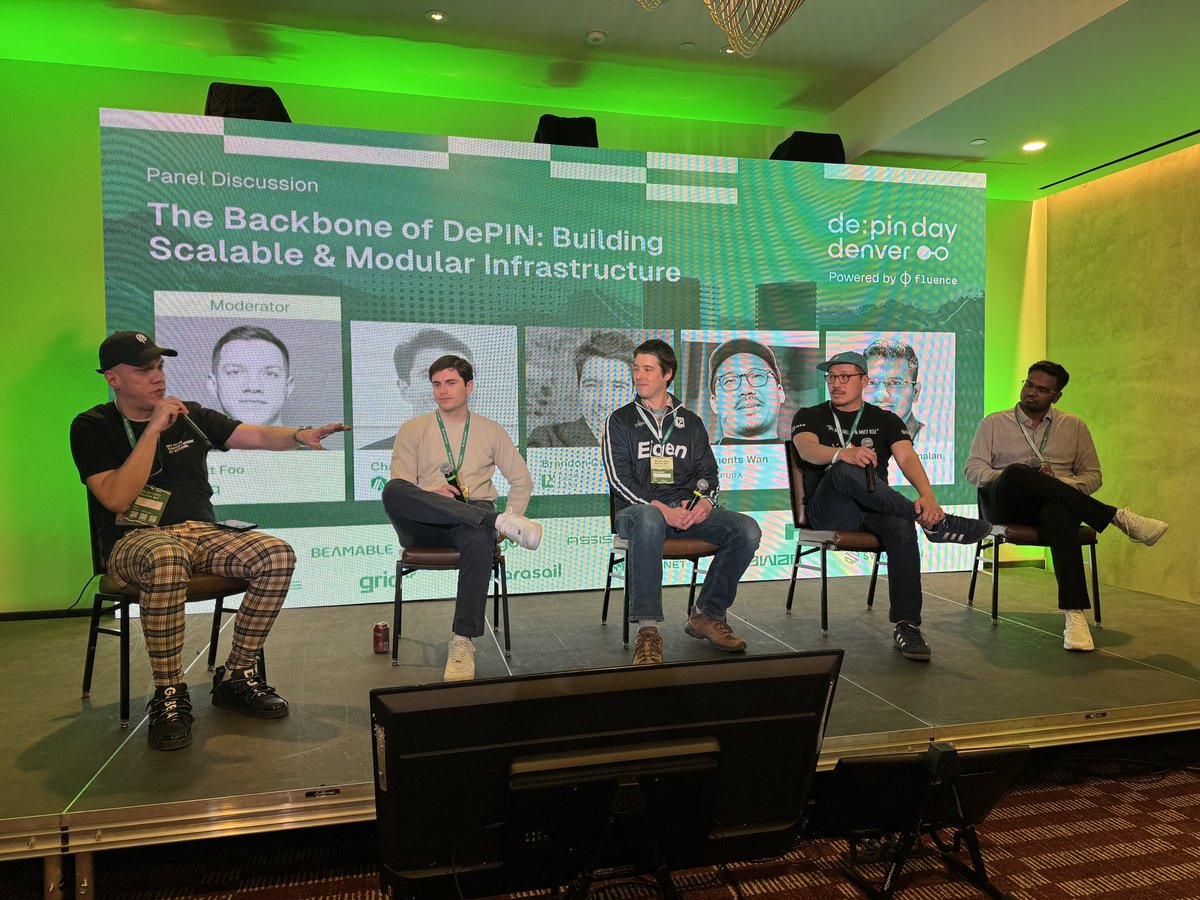 DEPIN DAY & DEPINED PODCAST (@depinday) on Twitter photo What it really takes to build scalable and modular networks that stand the test of time ⏳
Real-world experience, real-world solutions by <a href="/ScottFooMusic/">Scott Foo</a> (<a href="/DePINDaily/">DePIN Daily</a>), <a href="/allred_chase/">Chunk</a> (<a href="/OffchainLabs/">Offchain Labs</a> / <a href="/arbitrum/">Arbitrum</a>), <a href="/bcmakes/">Brandon Curtis</a> (<a href="/eigenlayer/">EigenLayer</a>), <a href="/imseelemons/">Clemens</a> (<a href="/infura_io/">Infura</a> / <a href="/Consensys/">Consensys.eth</a>) What it really takes to build scalable and modular networks that stand the test of time ⏳
Real-world experience, real-world solutions by <a href="/ScottFooMusic/">Scott Foo</a> (<a href="/DePINDaily/">DePIN Daily</a>), <a href="/allred_chase/">Chunk</a> (<a href="/OffchainLabs/">Offchain Labs</a> / <a href="/arbitrum/">Arbitrum</a>), <a href="/bcmakes/">Brandon Curtis</a> (<a href="/eigenlayer/">EigenLayer</a>), <a href="/imseelemons/">Clemens</a> (<a href="/infura_io/">Infura</a> / <a href="/Consensys/">Consensys.eth</a>)