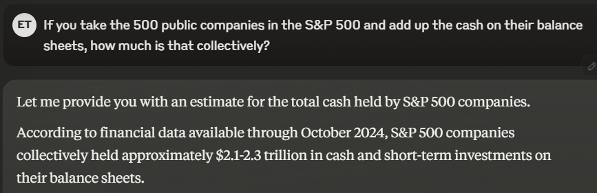 etolson's tweet photo. The US administration: We've got the smartest ppl in the room here and we've got a plan to sell these gold green cards. It could raise $5T or even $50T from US companies that want to hire the best talent. It could put a dent in or even wipe out the debt!

Come on now, there's just no way it's that easy to raise trillions of dollars. Where's it coming from? Let's do a quick fact check: