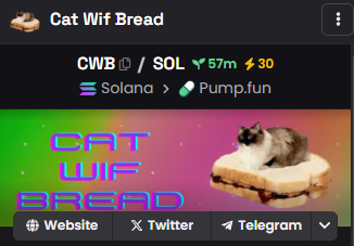 cat_wifbread's tweet image. Dex is paid, 30X boost on and Sol Trending paid