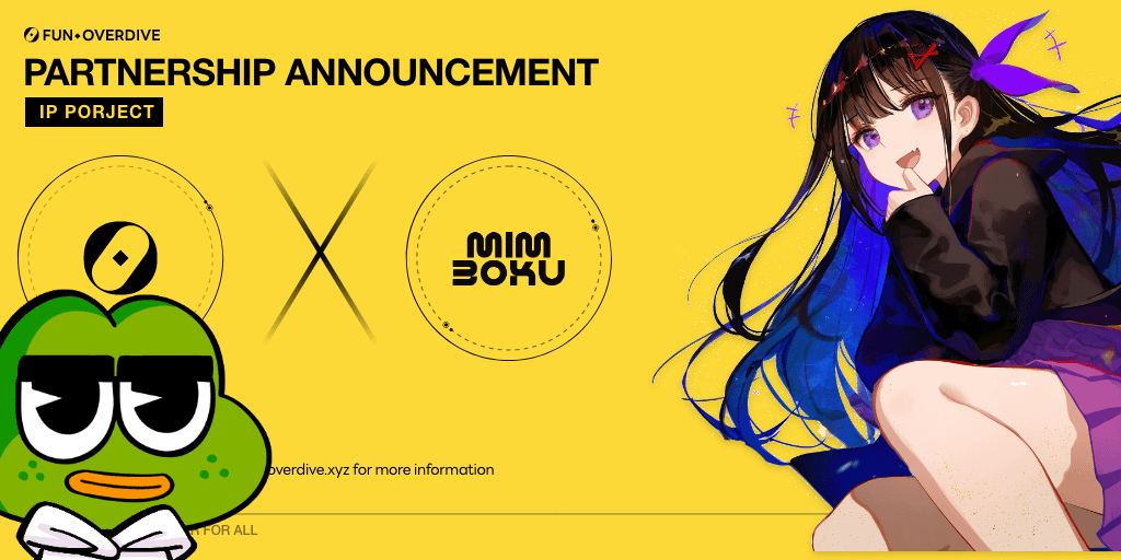 dallorvilla's tweet photo. PARTNERSHIP ANNOUNCEMENT
We're excited to announce our partnership with @mimboku_story.

Launch your A.i Agent on Overdive with mimboku IP.
mimboku community can enter the Point Quest.👇
https://t.co/zig2ePuzUl