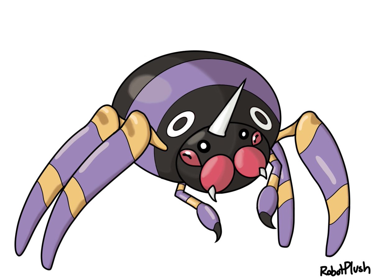 Behold! I’m finally posting my Fakemon Art again and this time I’ve remade my evolution to Ariados

Stats in Alt
#fakemon #pokemonart