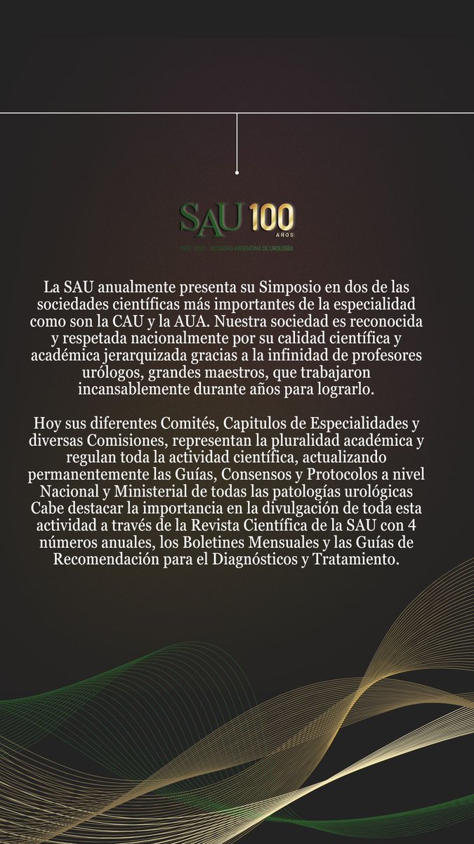 Sociedad Argentina de Urología🇦🇷 tweet media