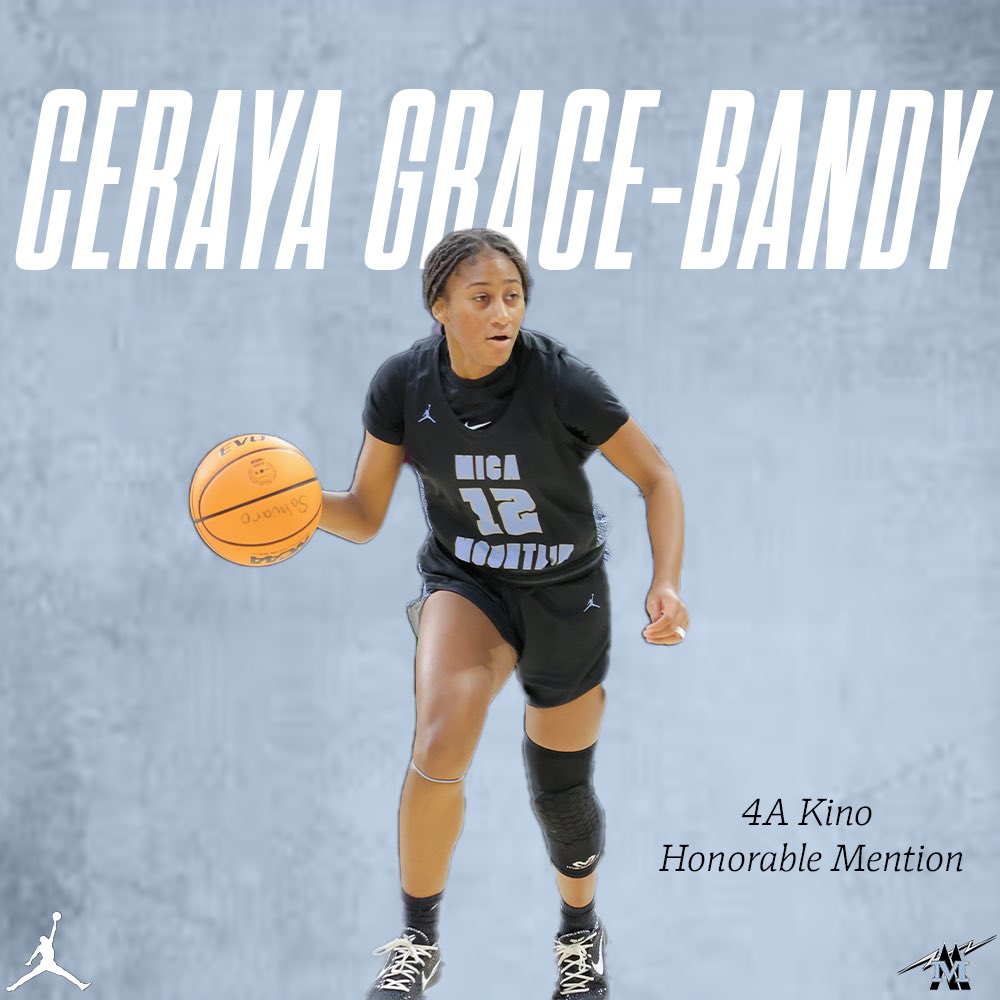 Ceraya Grace-Bandy with Honorable mention all region.