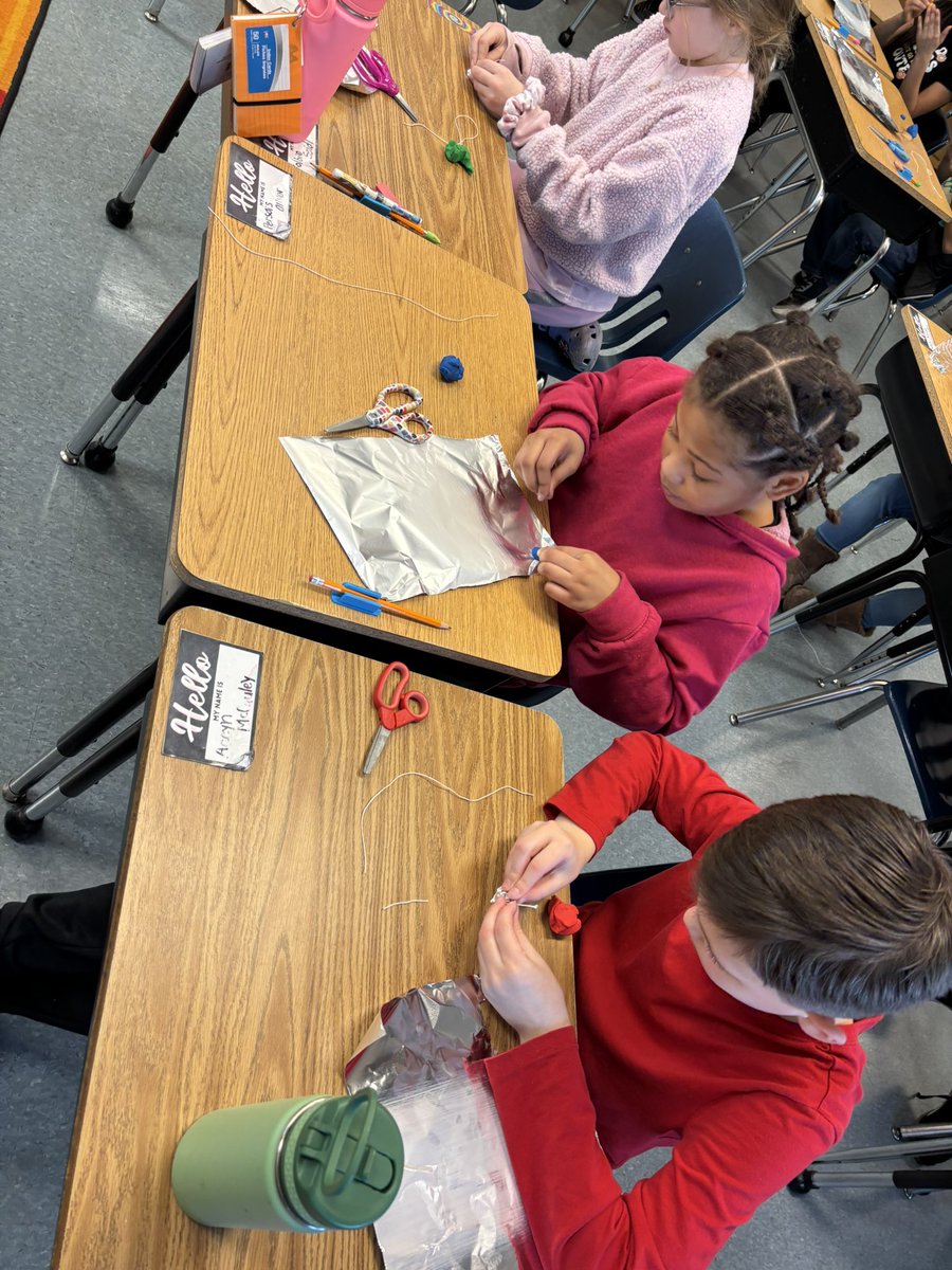 The 3rd grade factory was producing “Hershey Kisses” today! We will compare how working independently vs. working in an assembly line affects the amount of product we can make in our service! 🍫 <a href="/AACountySchools/">AACPS</a> <a href="/gbparkaacps/">Glen Burnie Park</a> <a href="/AACPS_CI/">AACPS C&I</a>