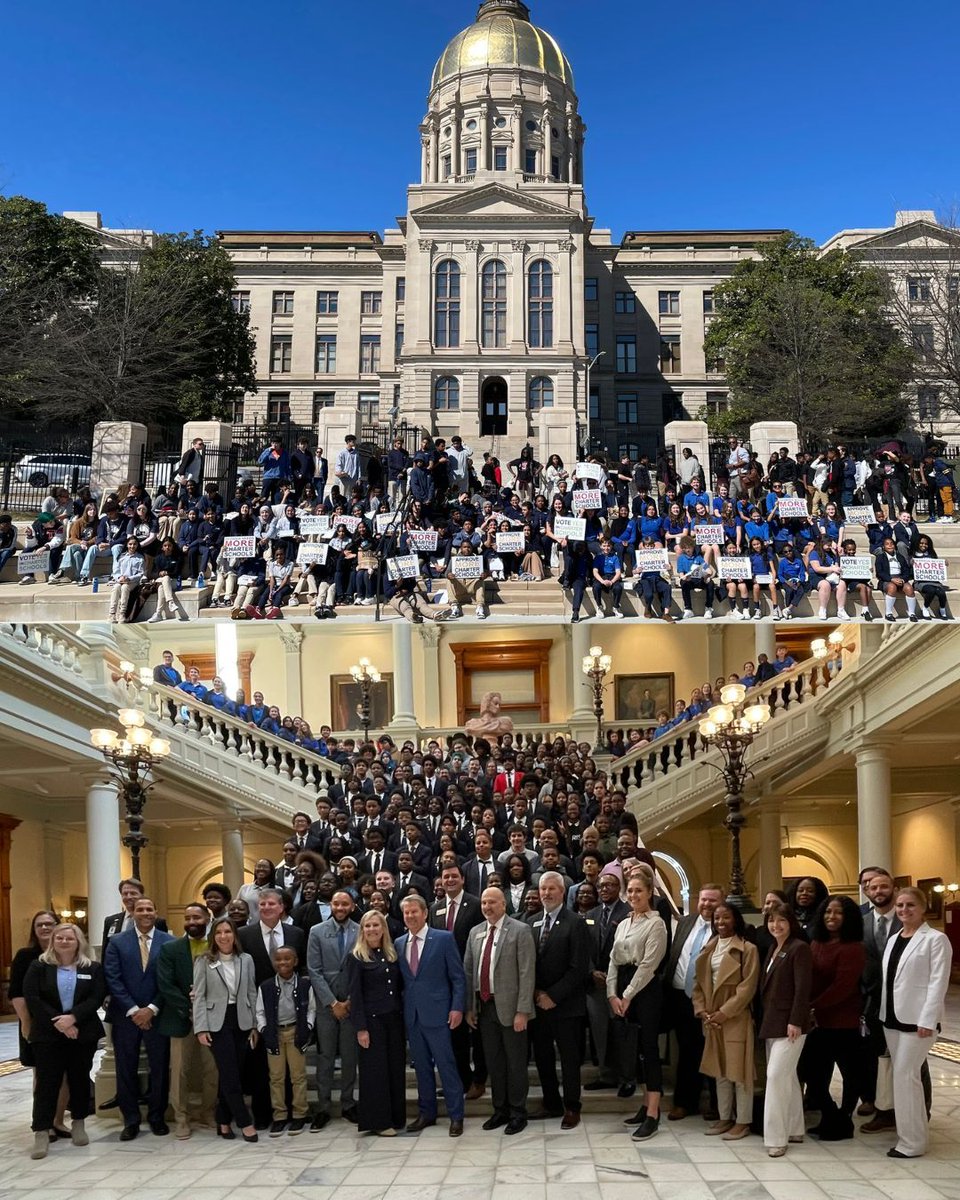 GA Charter Schools (@gacharters) on Twitter photo Hundreds of students gathered for Charter Schools Day at the Capitol, meeting lawmakers, speaking to <a href="/BrianKempGA/">Brian Kemp</a>, and rallying for SB 82 to expand public school options. Thank you to all who advocated for Georgia’s charter schools! Hundreds of students gathered for Charter Schools Day at the Capitol, meeting lawmakers, speaking to <a href="/BrianKempGA/">Brian Kemp</a>, and rallying for SB 82 to expand public school options. Thank you to all who advocated for Georgia’s charter schools!