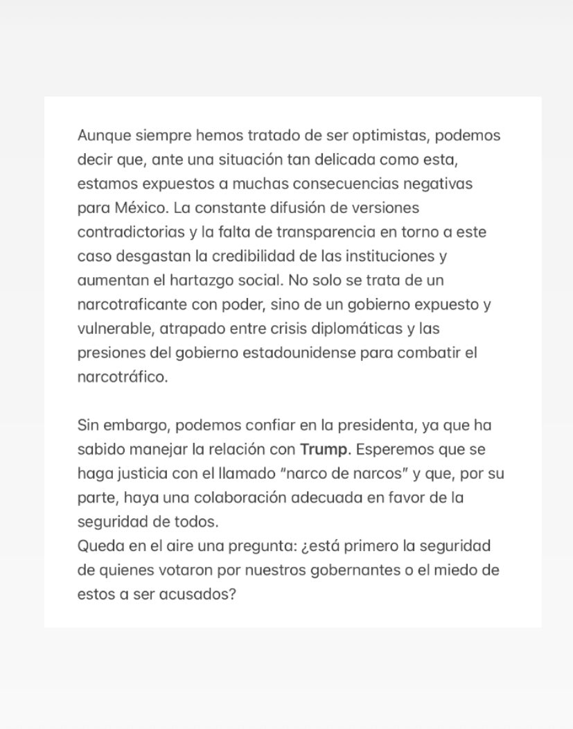 ReflectorMX2025's tweet photo. Opinión pública #seguridad #CORRUPCIÓN #mexicolindoyquerido #opinión https://t.co/ClPJ771Ayz