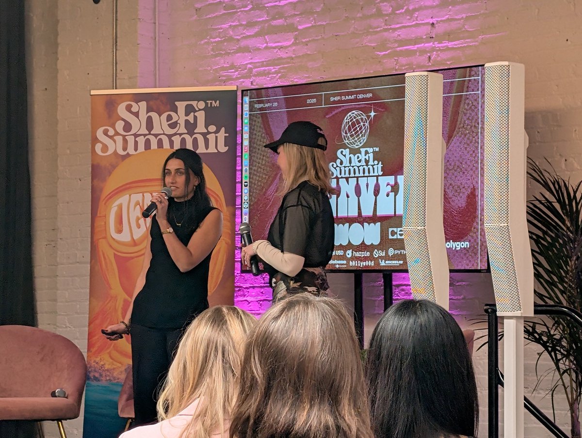 Laura Hofford ➡️ ETHDenver (@valdyr) on Twitter photo Had a great morning at the <a href="/shefiorg/">shefi.eth (💫,💫)</a> Summit! Can't wait to see what the rest of the ETHDenver week has in store! Had a great morning at the <a href="/shefiorg/">shefi.eth (💫,💫)</a> Summit! Can't wait to see what the rest of the ETHDenver week has in store!