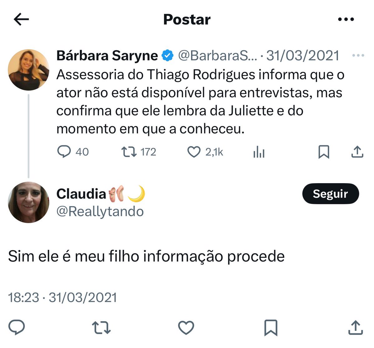 É a mãe do Thiago Rodrigues mesmo que comanda o grupo Resistência. Amaram ou adoraram?