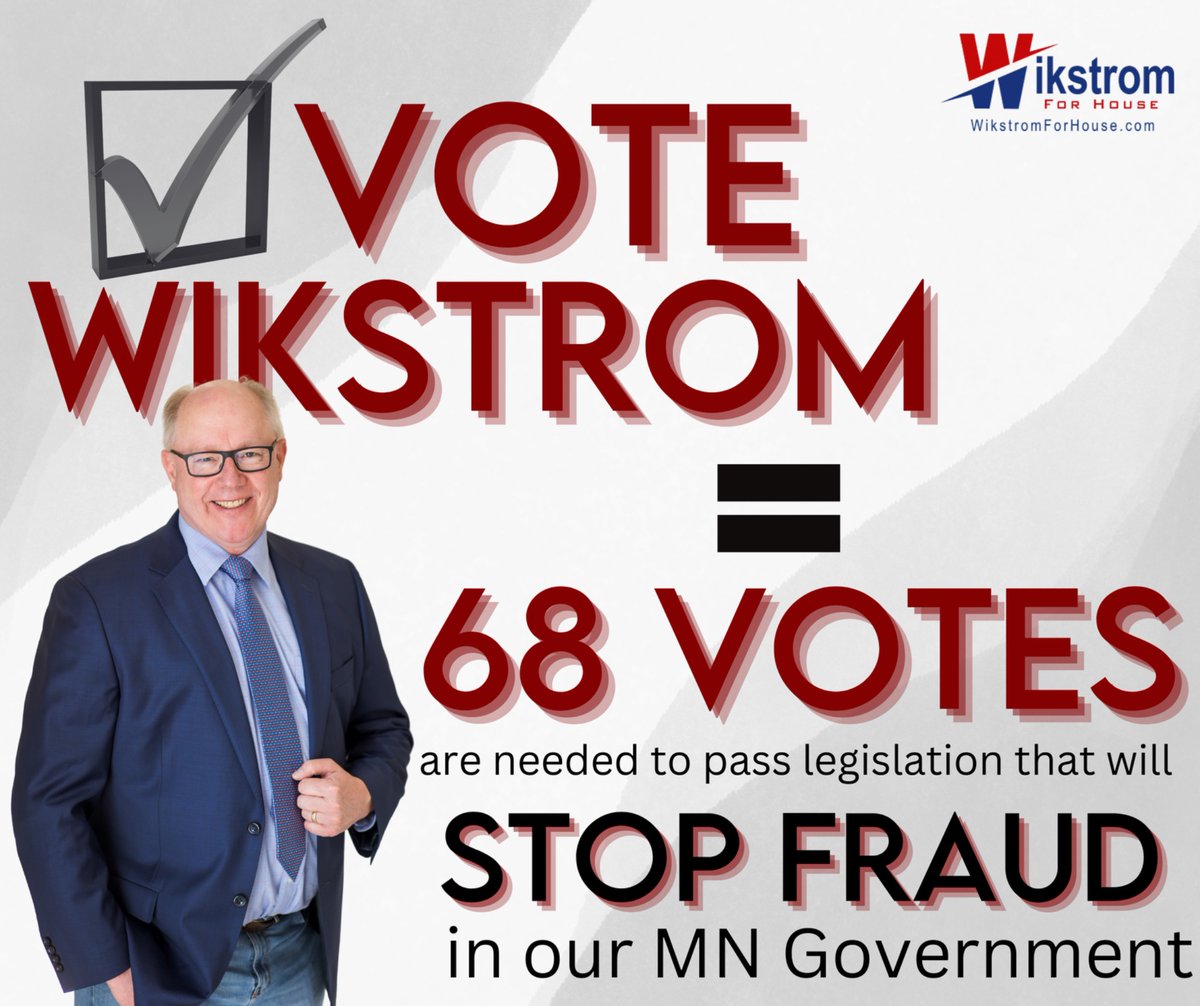 Wikstrom4House's tweet image. We need 68 members in the House for a Republican Majority.    Let’s win this March 11 to stop the Fraud - over $600 million and counting. @PamAltendorf @MarionONeill1 x.com/PamAltendorf/s…