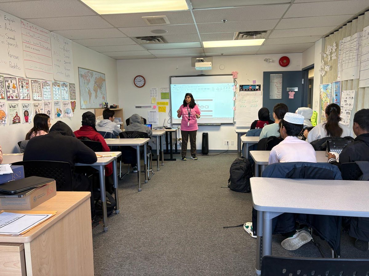 WelcomeSchools's tweet image. Today, we wear pink shirts to unite against bullying and foster kindness, empathy, and inclusion. Additionally, we share the story of how Pink Shirt Day originated with our newcomer families and students in the Bridge program.

#sd36learn #SurreyBC #welcomecentre