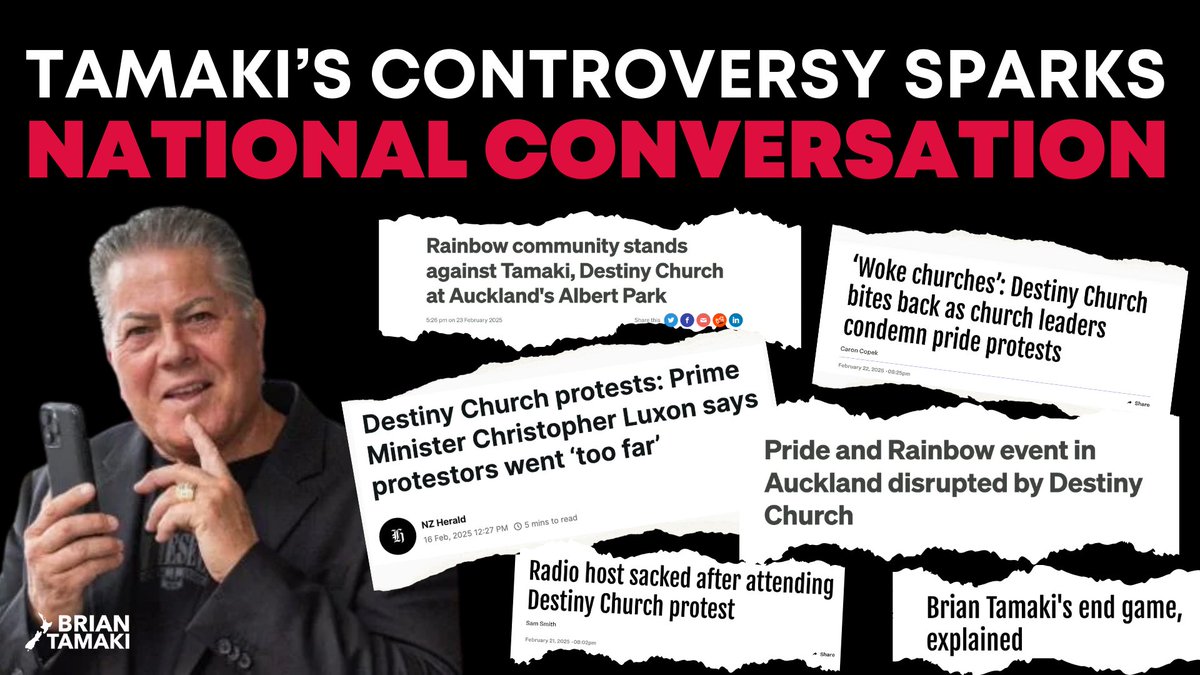 💥TAMAKI’S CONTROVERSY SPARKS NATIONAL CONVERSATION

Many may not agree with my actions last week at the Te Atatū and Pride Parade protests. But controversy was necessary to ignite a national conversation. We had to expose the perversion still targeting our children:

🔹R18+