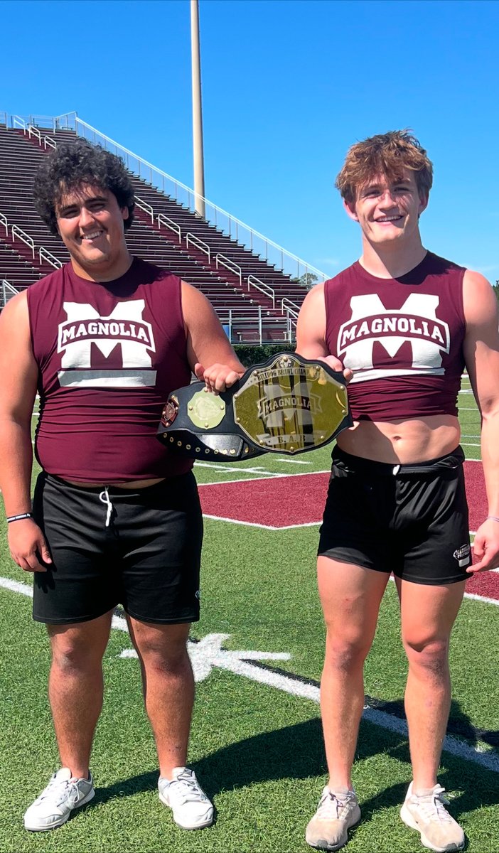 Craig Martin (@coachmartin_18) on Twitter photo This weeks hog-tie competition winners! These two teamed up and killed it! <a href="/DogFootball/">Magnolia Bulldogs Football</a> <a href="/cleveop/">Cristian Cleveland</a> <a href="/DogFootball/">Magnolia Bulldogs Football</a> <a href="/MagISDAthletics/">Magnolia ISD Athletics</a> <a href="/MagnoliaHighTX/">Magnolia High School</a> This weeks hog-tie competition winners! These two teamed up and killed it! <a href="/DogFootball/">Magnolia Bulldogs Football</a> <a href="/cleveop/">Cristian Cleveland</a> <a href="/DogFootball/">Magnolia Bulldogs Football</a> <a href="/MagISDAthletics/">Magnolia ISD Athletics</a> <a href="/MagnoliaHighTX/">Magnolia High School</a>