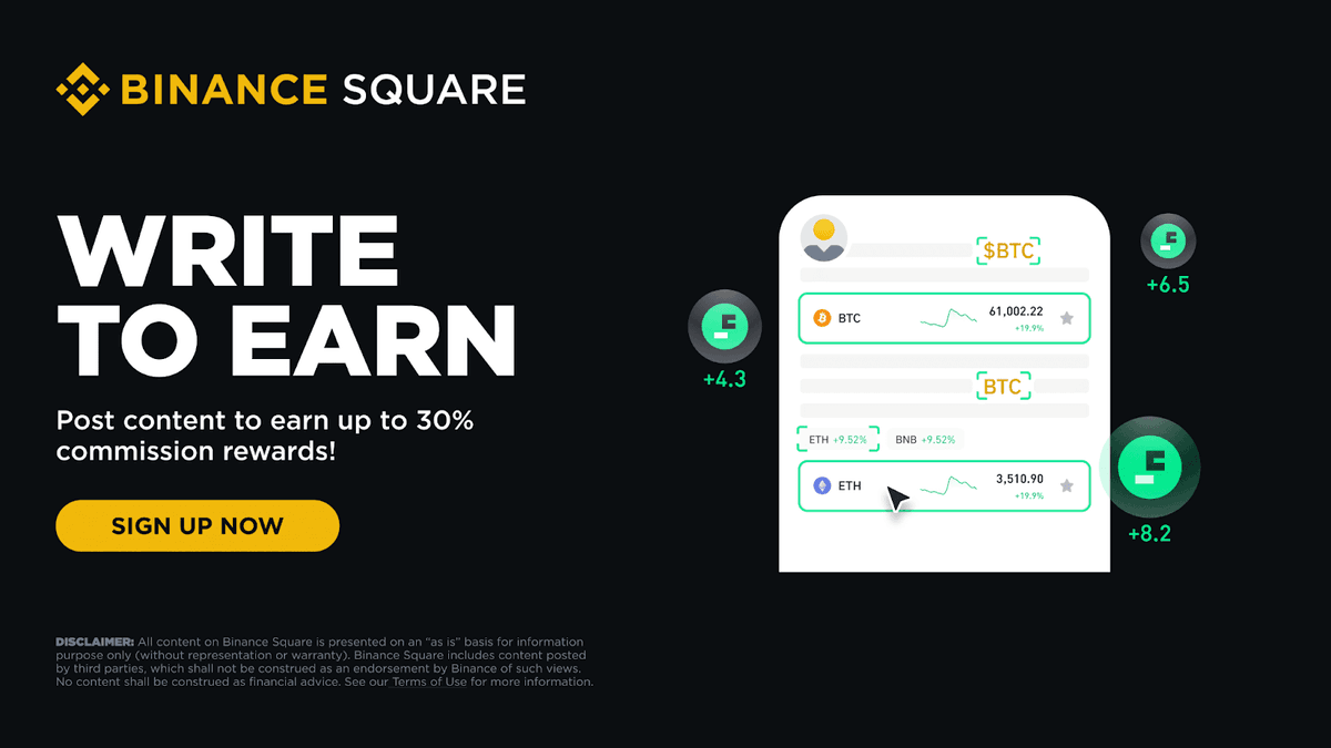 Write2Earn on Binance Square was a game-changer! Sharing insights leveled up my market analysis, and the rewards kept me hooked. Writing daily sharpened both my trading skill and writing—turning knowledge into profit!
You can join and start earning here:- binance.com/en/square/Writ…