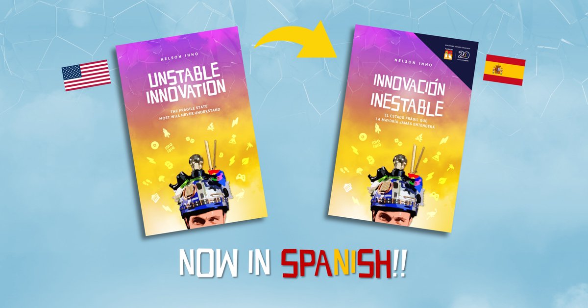 Unstable Innovation will be soon available in SPANISH! 🌶️📙⚡

geyser.fund/project/unstab…