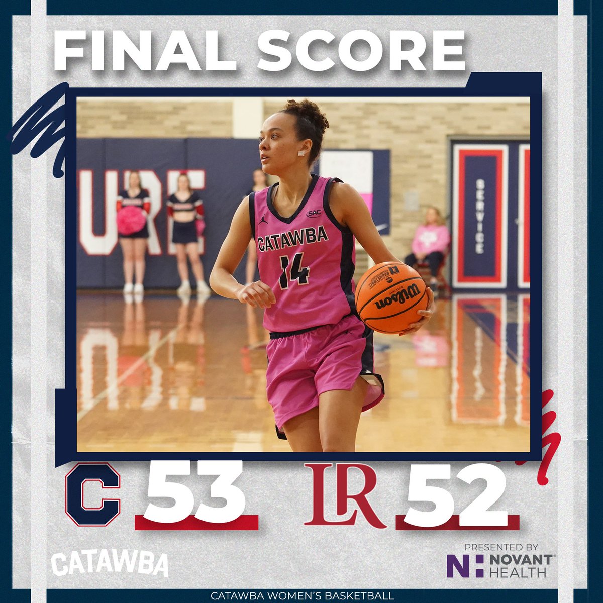 Catawba College Athletics (@catawbaindians) on Twitter photo Got it done in the clutch ☑️
<a href="/catawba_wbb/">Catawba Women’s Basketball</a> close out the Bears 53-52 !
See you Saturday in Goodman Arena for the regular season finale! Got it done in the clutch ☑️
<a href="/catawba_wbb/">Catawba Women’s Basketball</a> close out the Bears 53-52 !
See you Saturday in Goodman Arena for the regular season finale!