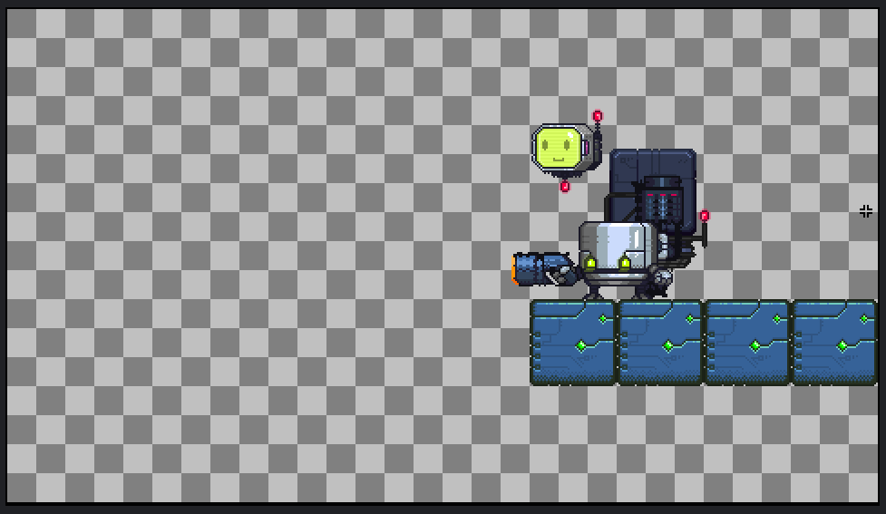 This week I'm working on the steam page. For now, art is staying like this. Lots of work ahead. I'm very happy with it! #indiegame #indiedev #gamedev #Pixelart #metroidvania #aseprite