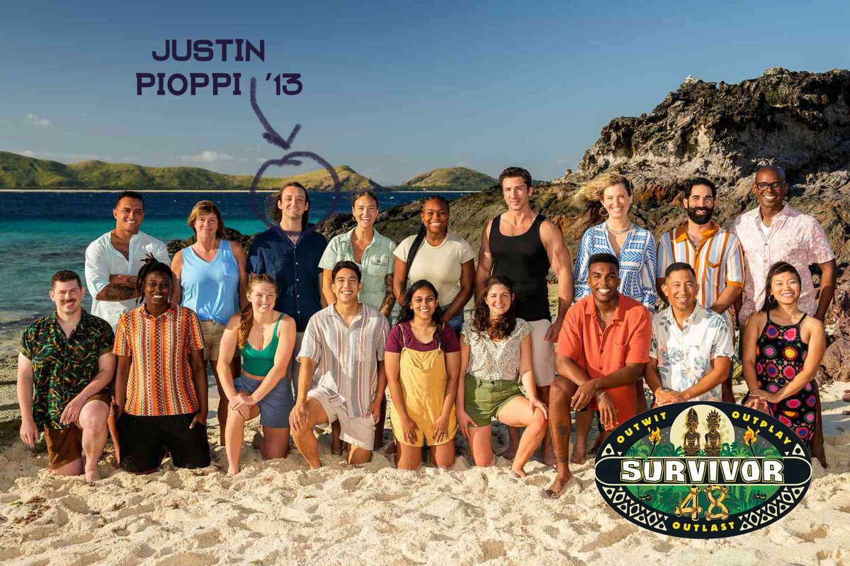 Justin Pioppi’13 is a cast member on Season 48 of Survivor! The premiere episode is tomorrow night on CBS. Good luck Justin!