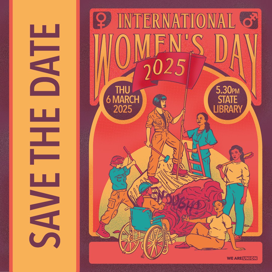 International Women's Day rally is just 1 week away now! Join Vic NTEU contingent outside State Library to smash the patriarchy and put an end to tokenistic cupcakes and morning teas <a href="/NTEUVictoria/">NTEU Victoria</a> <a href="/VicUnions_Women/">We Are Union Women</a> #internationalwomensday #EqualPayNow weareunion.org.au/iwd25