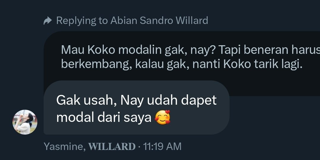 umjiimuji's tweet image. ㅤ

Love my  𝐖𝐢𝐥𝐥𝐚𝐫𝐝  family so much. Seru juga punya koko cece dan adek dengan beragam bisnisnya. 

support dari mereka juga luar biasa. ga segan segan menawarkan diri menjadi investor di 𝑴𝒖𝒔𝒊𝒄 𝑳𝒂𝒃𝒆𝒍 yang akan aku bangun. 

Thank you koko &amp;amp; cece ❤️

ㅤ ㅤ