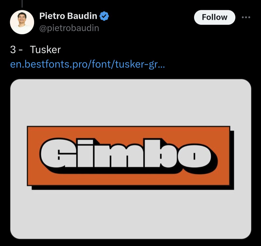 Chad Barlowe (@_insiteful) on Twitter photo .<a href="/Gumroad/">Gumroad</a> fyi <a href="/pietrobaudin/">Pietro Baudin</a> is selling unlicensed copies of fonts from known pirating sites on your platform
cc <a href="/shl/">Sahil Lavingia</a>
x.com/_insiteful/sta… .<a href="/Gumroad/">Gumroad</a> fyi <a href="/pietrobaudin/">Pietro Baudin</a> is selling unlicensed copies of fonts from known pirating sites on your platform
cc <a href="/shl/">Sahil Lavingia</a>
x.com/_insiteful/sta…