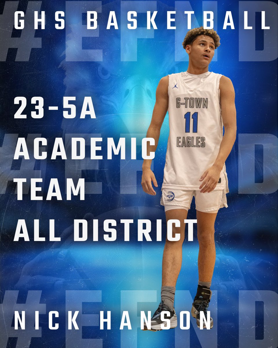 Eagle Fight (@gteaglesbball) on Twitter photo Congratulations to Nick Hanson for his hard work on and off the court for Georgetown this season!
#1-0
<a href="/Mr_B_Johnson/">Brian Johnson</a> Congratulations to Nick Hanson for his hard work on and off the court for Georgetown this season!
#1-0
<a href="/Mr_B_Johnson/">Brian Johnson</a>