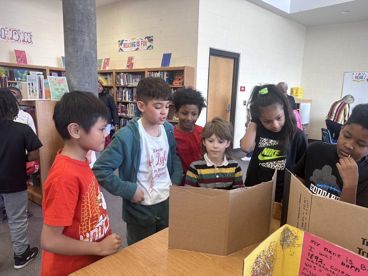 Mueller celebrated Black History Month today with a wax museum and program! Our 4th and 5th grade students did wonderfully in their sharing. It was a day filled with learning and gratitude for the history this culture has added to our country! #wpsproud