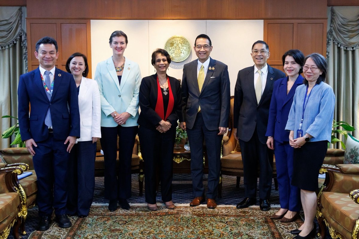 Kanni Wignaraja (@kanniwignaraja) on Twitter photo For nearly 60 years, <a href="/UNDP/">UN Development</a> has walked alongside Thailand on its development journey. Special to discuss history, present and future pathways and partnerships with Khun Maris <a href="/AmbPoohMaris/">Maris Sangiampongsa</a>, Minister of Foreign Affairs <a href="/MFAThai/">กระทรวงการต่างประเทศ | MFA of Thailand</a> and his team. Special emphasis on how joint Thailand For nearly 60 years, <a href="/UNDP/">UN Development</a> has walked alongside Thailand on its development journey. Special to discuss history, present and future pathways and partnerships with Khun Maris <a href="/AmbPoohMaris/">Maris Sangiampongsa</a>, Minister of Foreign Affairs <a href="/MFAThai/">กระทรวงการต่างประเทศ | MFA of Thailand</a> and his team. Special emphasis on how joint Thailand