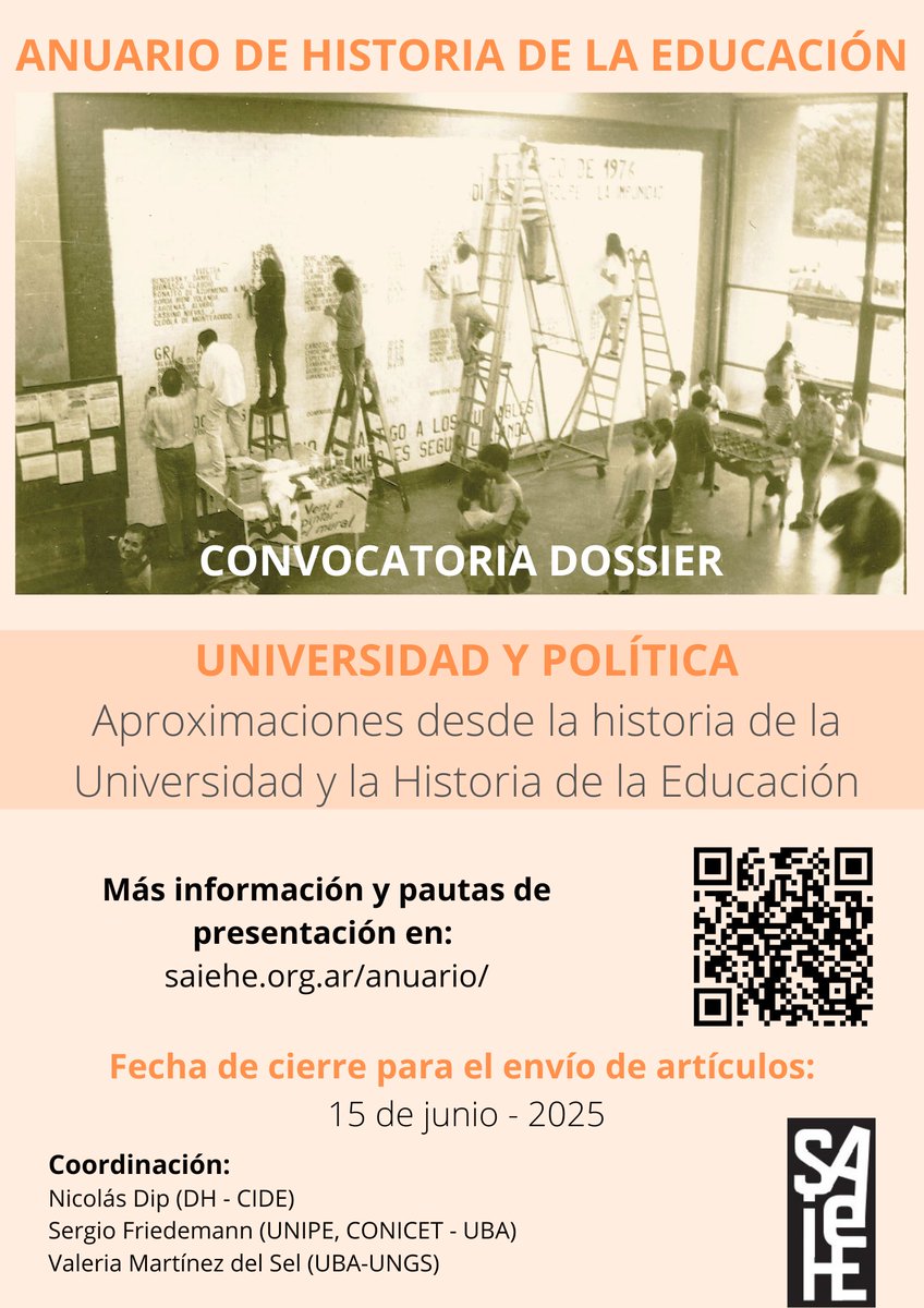 ¿Nos ayudan a difundir esta convocatoria abierta?

En el siglo XXI, la universidad se ha consolidado en un objeto de estudio relevante a escala global, con el fortalecimiento de espacios institucionalizados de investigación y debate que se nutren de diferentes disciplinas,