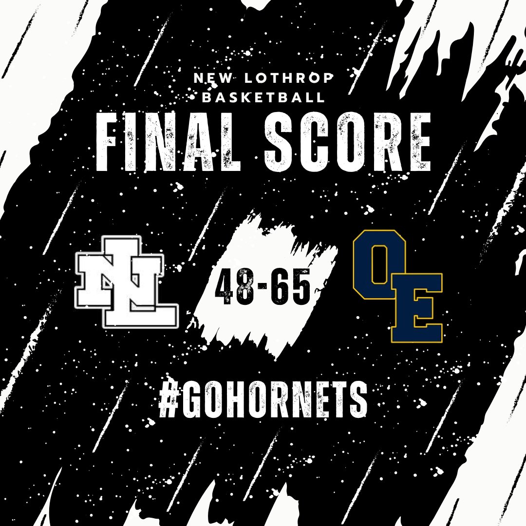 And with that, the 2024-2025 New Lothrop Basketball season comes to an end.