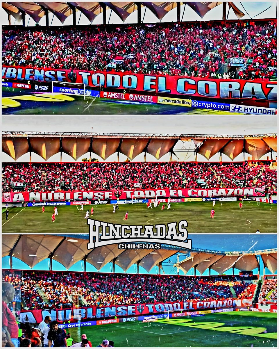 hinchadascl1's tweet photo. Los Rediablos - [Ñublense] Hoy en el Nelson Oyarzun para el Partido Vs [Boston River] por Copa Libertadores. https://t.co/7COJPYclJG