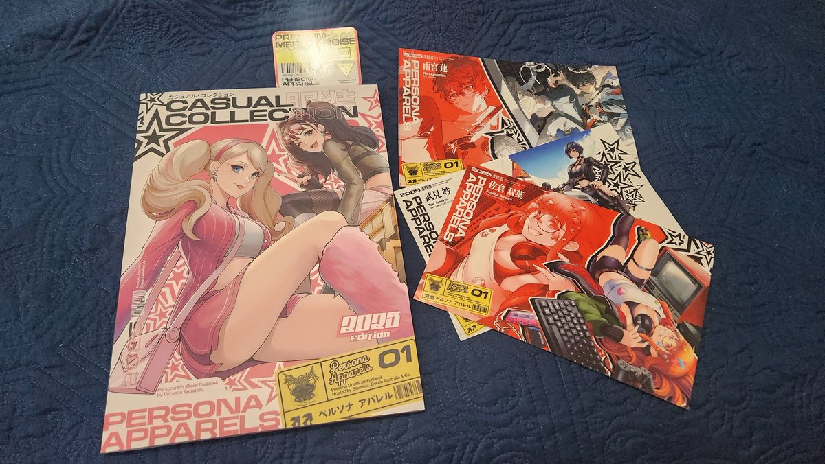 MagiTacti (@magitacti) on Twitter photo Finally got my hands on the Persona Apparels artbook and its such a great collection from many artists. Very cool stuff! Thank you!
<a href="/apparels_P/">Persona Apparels: A Fashion Fanbook</a> Finally got my hands on the Persona Apparels artbook and its such a great collection from many artists. Very cool stuff! Thank you!
<a href="/apparels_P/">Persona Apparels: A Fashion Fanbook</a>