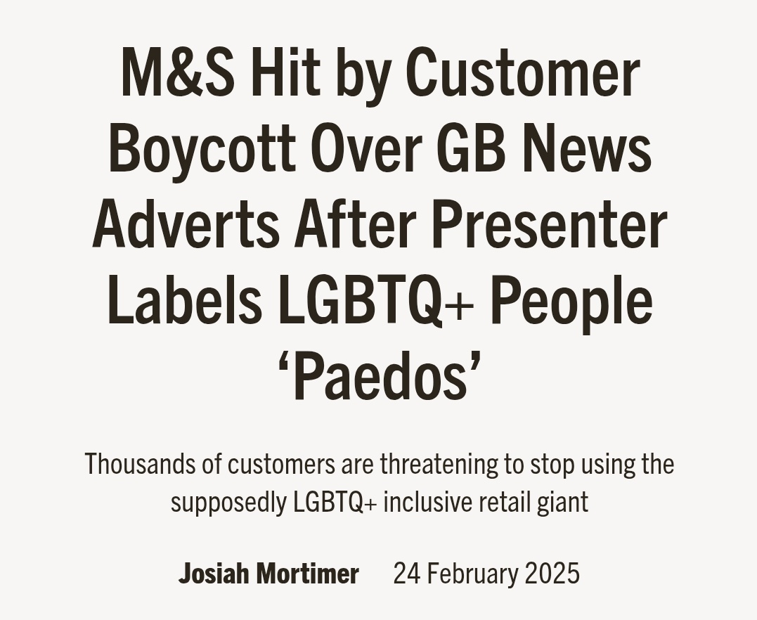 GET A GRIP (@docrussjackson) on Twitter photo It all makes sense now - the Chairman of <a href="/marksandspencer/">M&S</a> is 70-year-old former Tory MP Archie Norman, who co-founded the dodgy opaquely-funded right-wing Policy Exchange, ranked as one of the least transparent think tanks in the UK.
M&S CEO is <a href="/MachinStuart1/">Stuart Machin</a>.
<a href="/StopFundingHate/">Stop Funding Hate</a> It all makes sense now - the Chairman of <a href="/marksandspencer/">M&S</a> is 70-year-old former Tory MP Archie Norman, who co-founded the dodgy opaquely-funded right-wing Policy Exchange, ranked as one of the least transparent think tanks in the UK.
M&S CEO is <a href="/MachinStuart1/">Stuart Machin</a>.
<a href="/StopFundingHate/">Stop Funding Hate</a>
