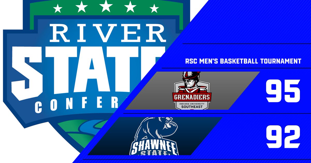 River States Conference (@riverstatesconf) on Twitter photo MEN's BASKETBALL FINAL:
It's still February, but <a href="/IUSAthletics/">Grenadier Athletics</a>' Lane Lauderbaugh has his March moment!
Lauderbaugh scores a career high 40 points, and the Grenadiers knock out Shawnee State, the East champs, in OT!
IUS heads to either Rio Grande or IU Kokomo on Saturday! MEN's BASKETBALL FINAL:
It's still February, but <a href="/IUSAthletics/">Grenadier Athletics</a>' Lane Lauderbaugh has his March moment!
Lauderbaugh scores a career high 40 points, and the Grenadiers knock out Shawnee State, the East champs, in OT!
IUS heads to either Rio Grande or IU Kokomo on Saturday!