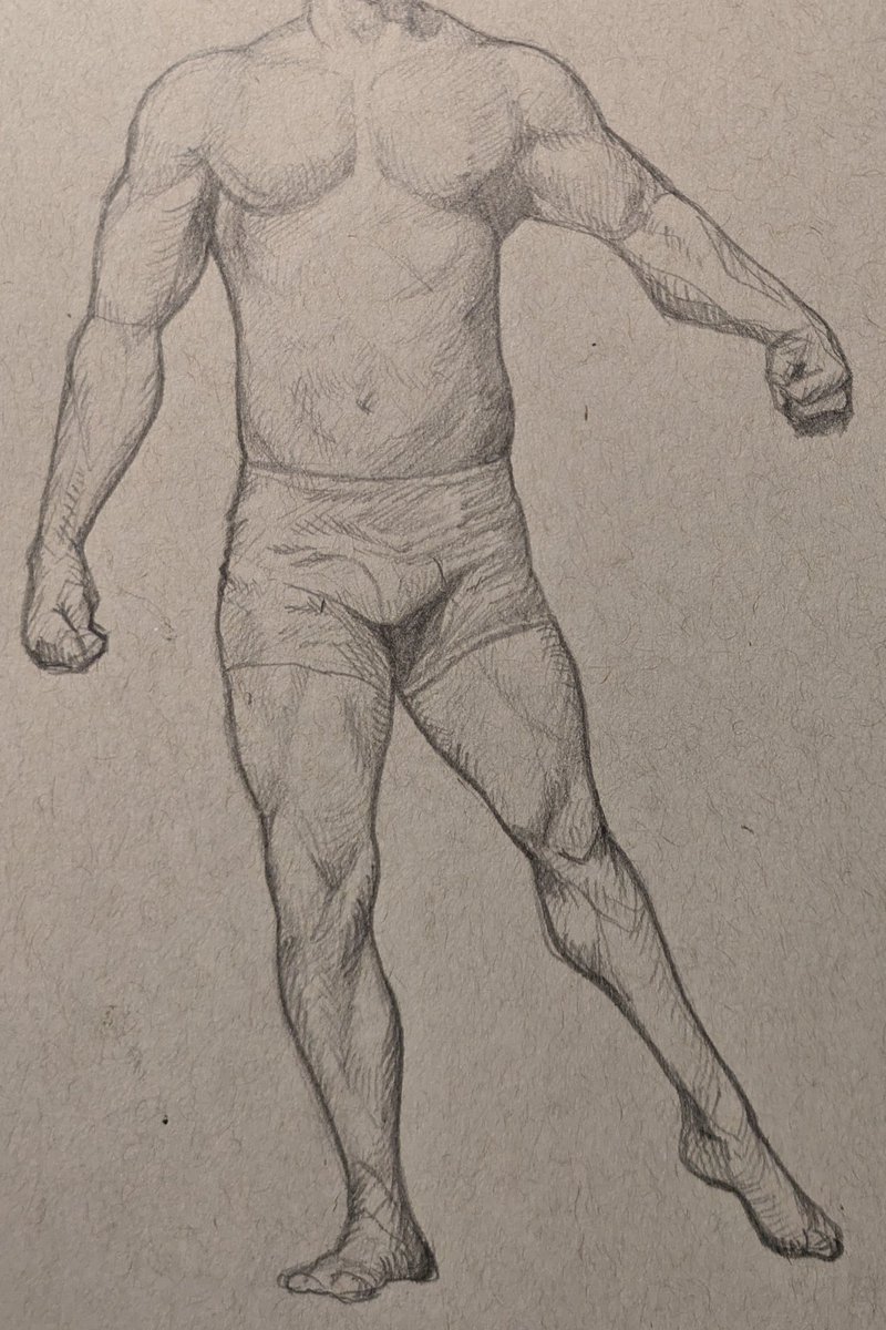 Another body study from anatomy360. I still haven't gotten the hang of taking photos of my trad art 🏃