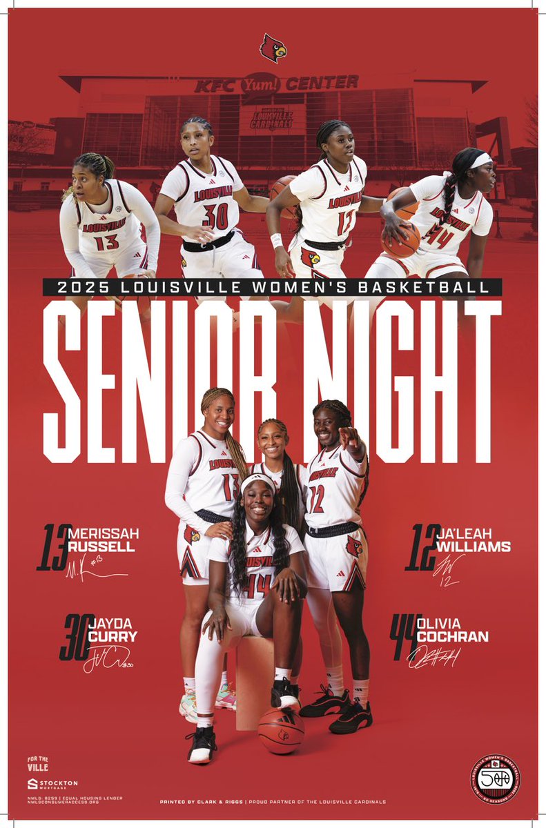 Join us tomorrow as we celebrate our seniors and take on Clemson in the last home game of the season!

🎟️ uofl.me/WBBtix

#GoCards