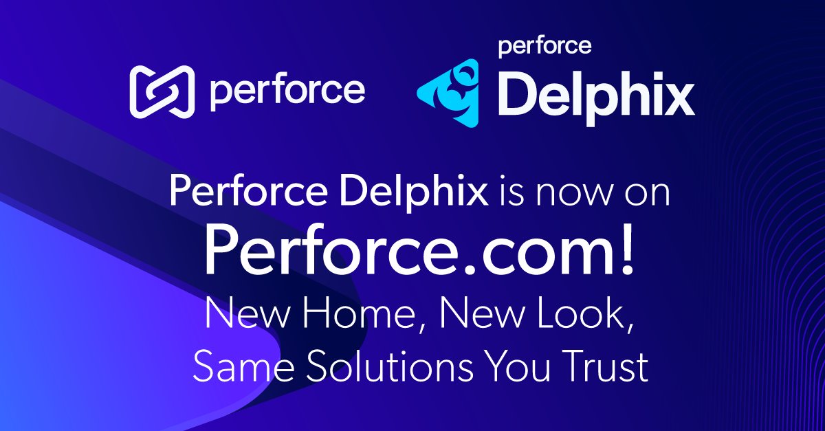 Perforce Delphix (@delphix) on Twitter photo Exciting changes, same great solutions! Delphix has moved to Perforce.com as Perforce Delphix. See our new home: ter.li/woc1tu
Follow <a href="/perforce/">Perforce Software</a> for more news, updates, and DevOps insights. 🌟 Exciting changes, same great solutions! Delphix has moved to Perforce.com as Perforce Delphix. See our new home: ter.li/woc1tu
Follow <a href="/perforce/">Perforce Software</a> for more news, updates, and DevOps insights. 🌟