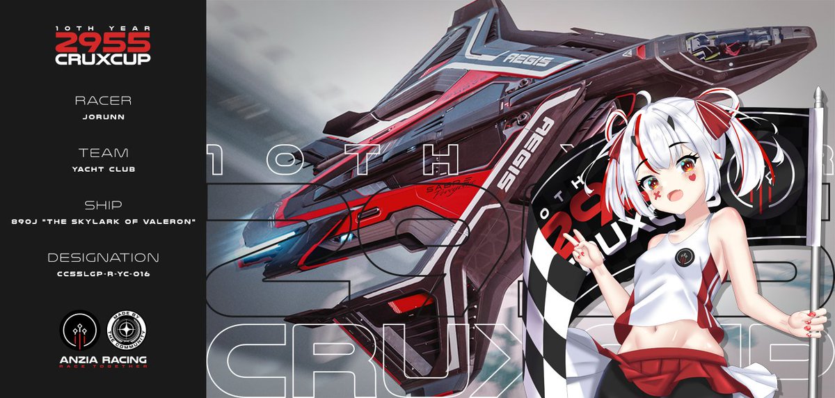 Jorunn Star Citizen (@jorunn_sc) on Twitter photo I'm going to be racing my 890 in the <a href="/ANZIARacing/">ANZIA Racing</a> Luxury GP Crux Cup race this weekend! Come check is out on Saturday! All 890s!
twitch.tv/anziaracing I'm going to be racing my 890 in the <a href="/ANZIARacing/">ANZIA Racing</a> Luxury GP Crux Cup race this weekend! Come check is out on Saturday! All 890s!
twitch.tv/anziaracing