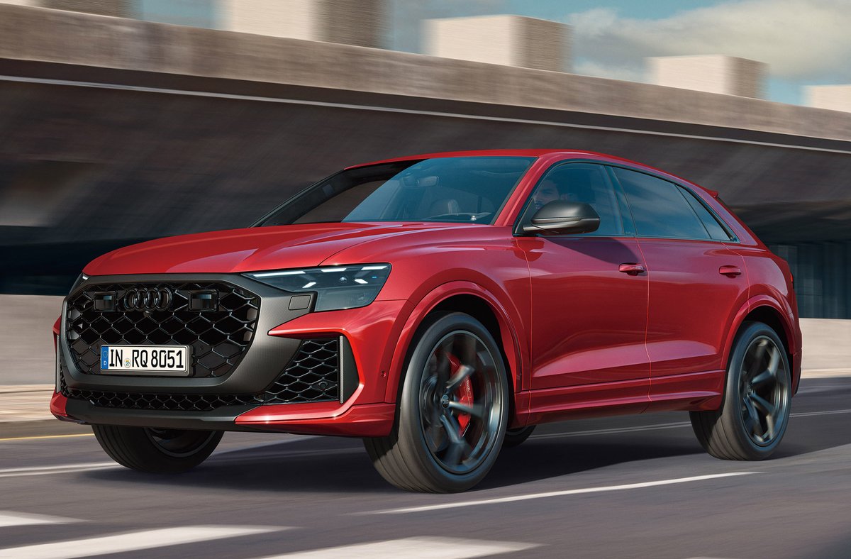 responsejp's tweet image. 最高速は305km/h！ニュル最速のSUV、アウディ「RS Q8 パフォーマンス」日本発売
response.jp/article/2025/0…

#新型車 #アウディ #Q8