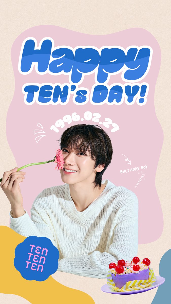 🎂HAPPY BIRTHDAY TO #TEN🎂

#BANOBAGIXTEN
#HappyTenDay