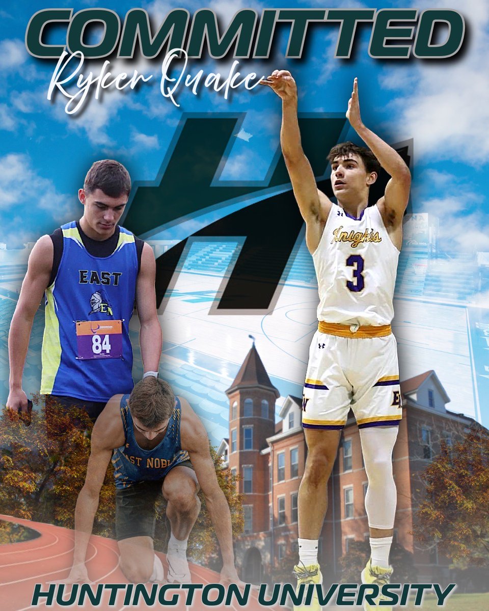 Ryker (@rykerquake) on Twitter photo Happy to announce my commitment to Huntington University to continue my academic and athletic career, playing basketball and running. Thank you to all the coaches for this opportunity.
<a href="/ENKnightsHoops/">East Noble Boys Basketball</a> <a href="/Jared_Jauch/">Jared Jauch</a> <a href="/RossGosnell75/">Ross Gosnell</a> <a href="/HuntingtonHoops/">Huntington Men's Basketball</a> <a href="/Bounce_OTH/">Bounce</a> <a href="/NE8_Athletics/">Northeast 8 Sports</a> Happy to announce my commitment to Huntington University to continue my academic and athletic career, playing basketball and running. Thank you to all the coaches for this opportunity.
<a href="/ENKnightsHoops/">East Noble Boys Basketball</a> <a href="/Jared_Jauch/">Jared Jauch</a> <a href="/RossGosnell75/">Ross Gosnell</a> <a href="/HuntingtonHoops/">Huntington Men's Basketball</a> <a href="/Bounce_OTH/">Bounce</a> <a href="/NE8_Athletics/">Northeast 8 Sports</a>