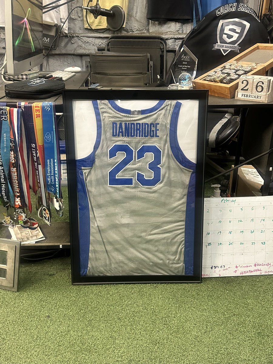 Coach Shabazz CSCS (@teamshabazz9) on Twitter photo Early birthday gift! Your jersey deserves to be framed and hung my man! Love you nephew 🤝🙏🏾 <a href="/Bigdawgmalco23/">Big Dawg Malco 💜</a> Early birthday gift! Your jersey deserves to be framed and hung my man! Love you nephew 🤝🙏🏾 <a href="/Bigdawgmalco23/">Big Dawg Malco 💜</a>