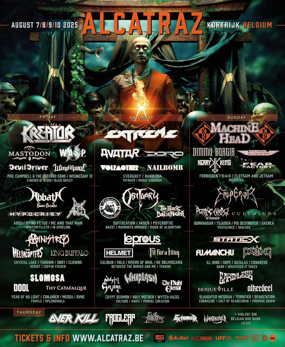 Chrissy Warner (@chrissydrums) on Twitter photo Birthday Show!
KORTRIJK, BELGIUM - ALCATRAZ FESTIVAL <a href="/AlcatrazFest/">AlcatrazMetalFest</a>
Aug. 10th Tix tr.ee/KUSPHrHhye
#dopetheband #alcatrazfest #Alcatraz #alcatrazfestival #belgium Birthday Show!
KORTRIJK, BELGIUM - ALCATRAZ FESTIVAL <a href="/AlcatrazFest/">AlcatrazMetalFest</a>
Aug. 10th Tix tr.ee/KUSPHrHhye
#dopetheband #alcatrazfest #Alcatraz #alcatrazfestival #belgium