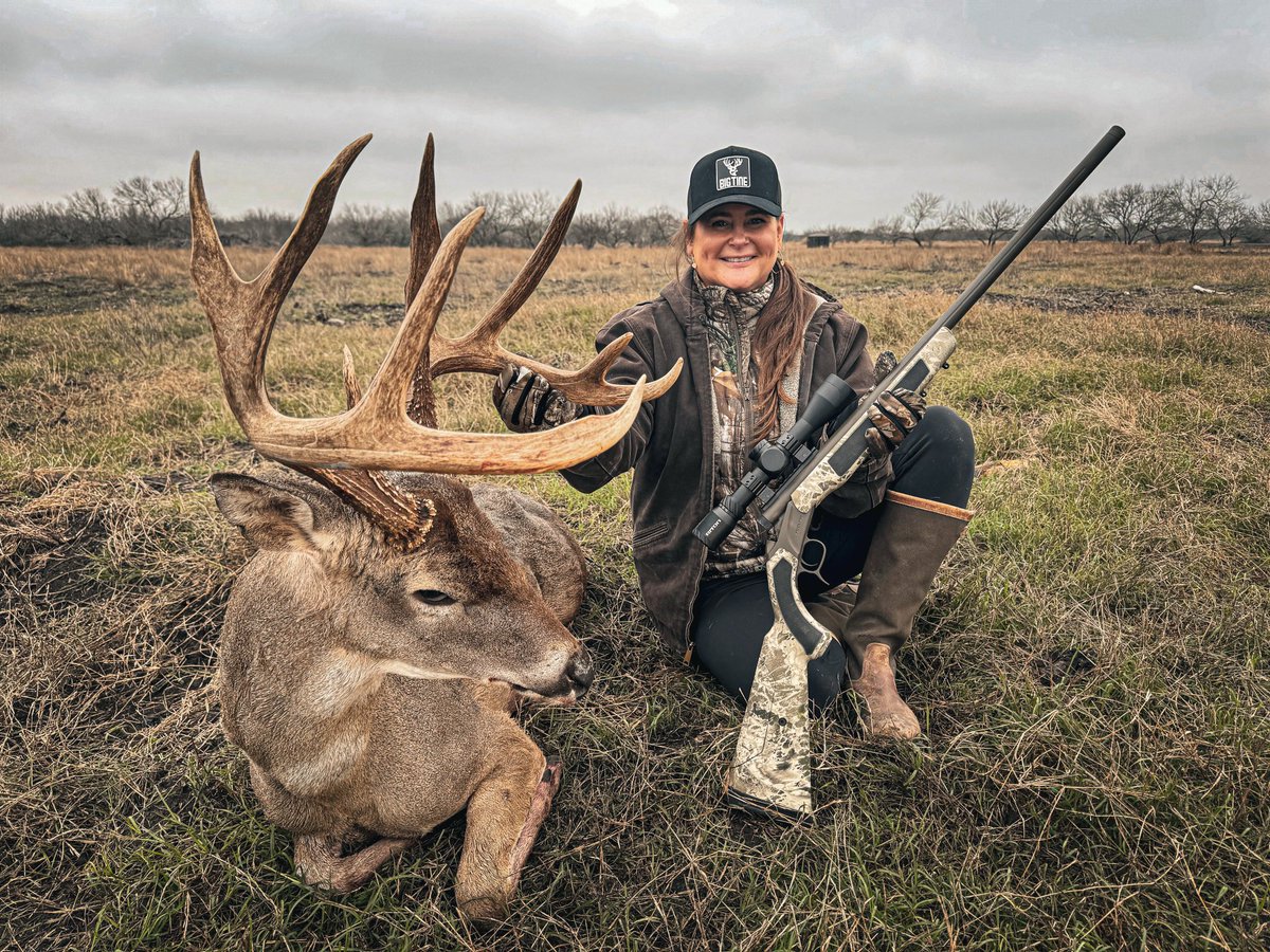 Congratulations to <a href="/BonnieMcFerrin/">Bonnie McFerrin</a> on an awesome late season buck! This buck wrapped up our 24'-25' season and we couldn't be happier for her! #hunt #texashunting #hunting