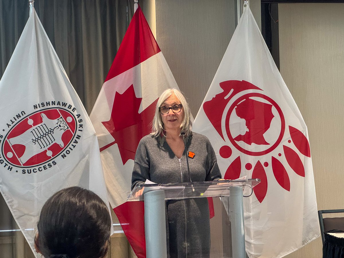 Patty Hajdu (@pattyhajdu) on Twitter photo Today I joined <a href="/ChiefsofOntario/">Chiefs of Ontario</a> and <a href="/NANComms/">Nishnawbe Aski Nation</a> to sign a landmark agreement reforming child and family services in Ontario. Through good faith and collaboration First Nations kids in Ontario will have a better chance to succeed, surrounded by their communities and culture. Today I joined <a href="/ChiefsofOntario/">Chiefs of Ontario</a> and <a href="/NANComms/">Nishnawbe Aski Nation</a> to sign a landmark agreement reforming child and family services in Ontario. Through good faith and collaboration First Nations kids in Ontario will have a better chance to succeed, surrounded by their communities and culture.